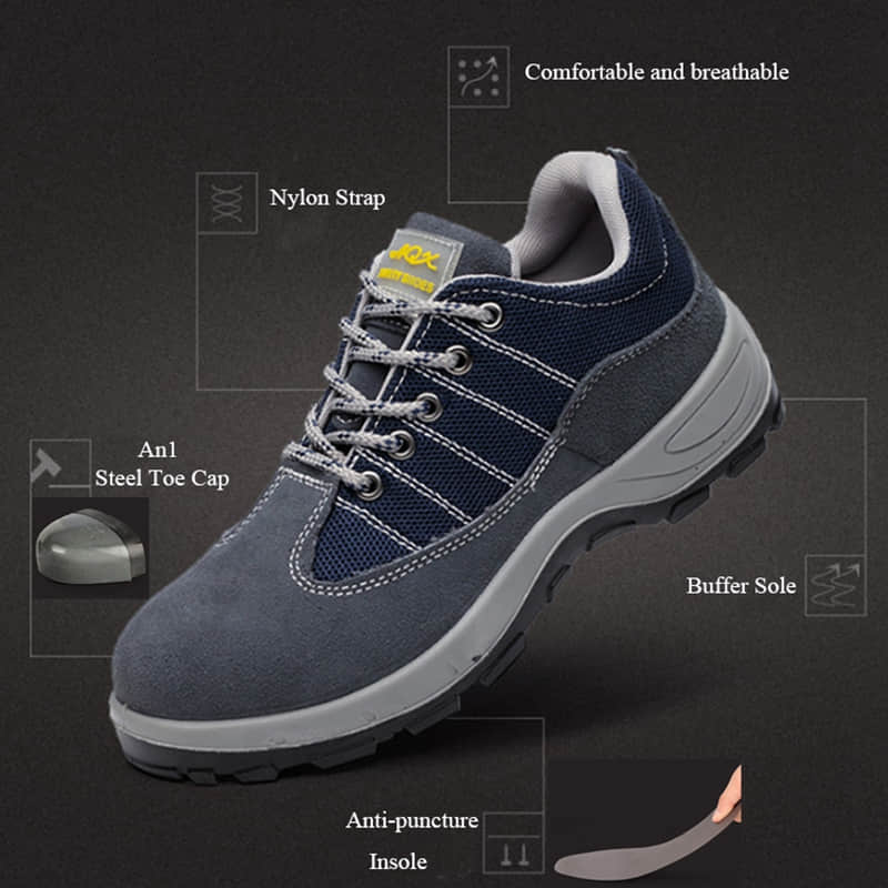 steel toe sport safety shoes