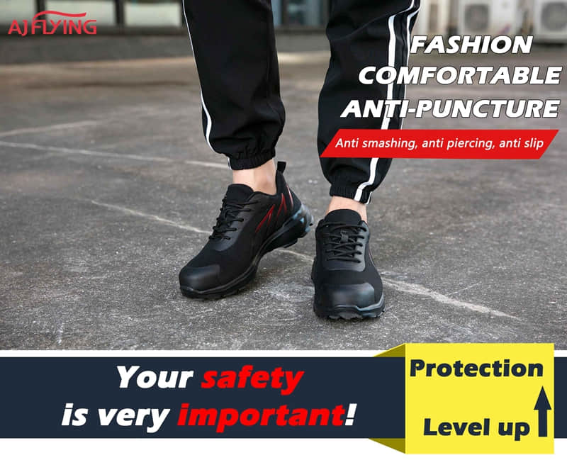Breathable Casual Anti Vibration Sneaker Safety Shoes