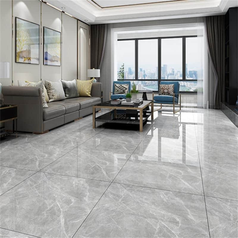 High Glossy Light Grey tiles