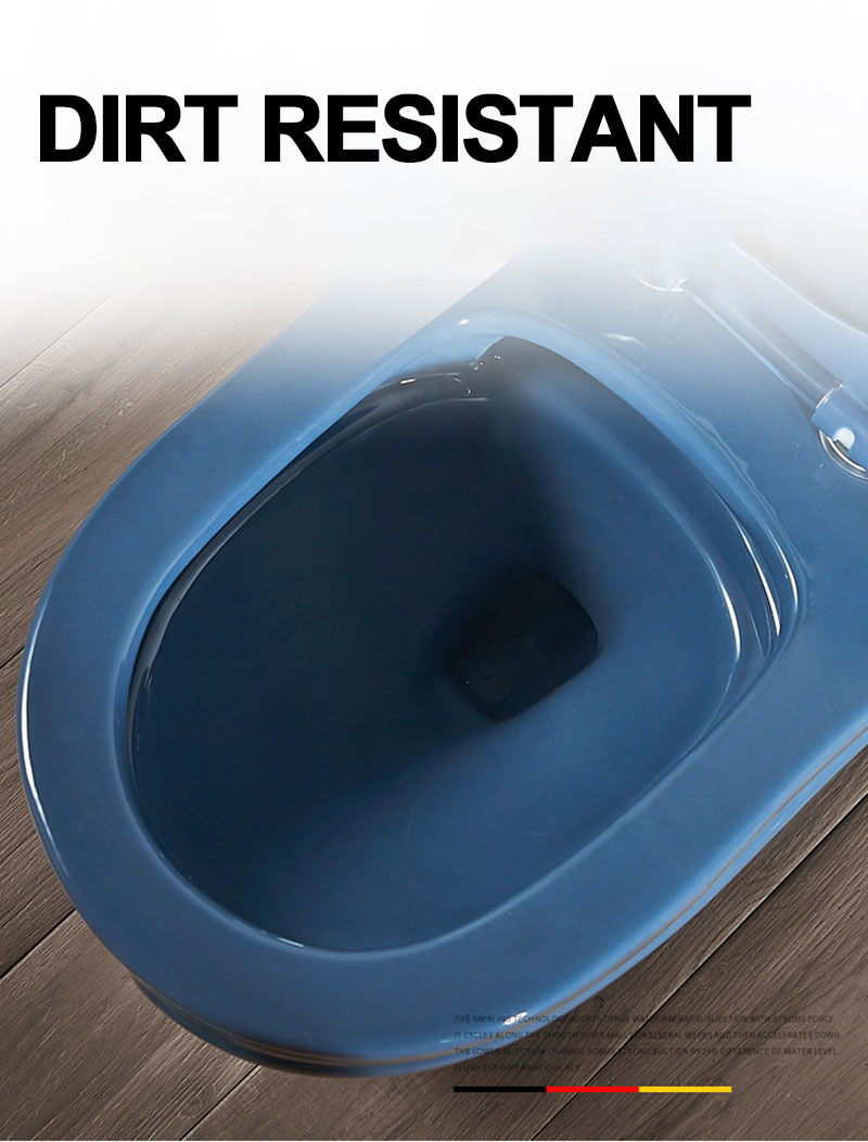 dirt resistant toilet