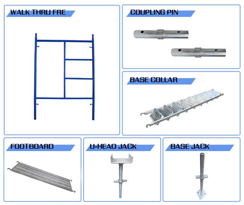 steel ladder frame scaffolding