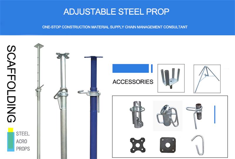 Powder Coating adjustable Steel Prop