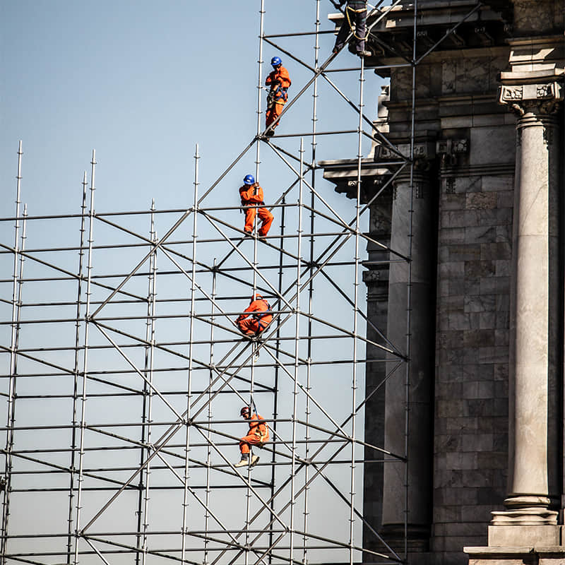 steel scaffolding