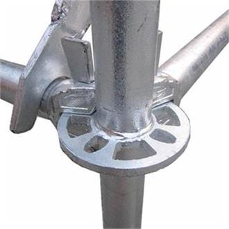 Galvanized ring lock scaffolding