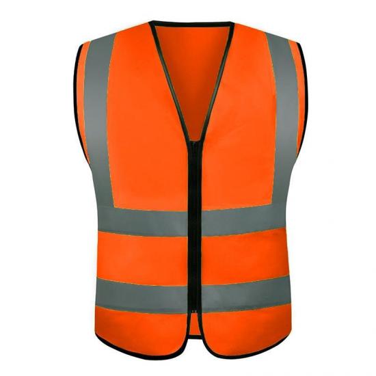 Worker's High Visibility Safety Vest