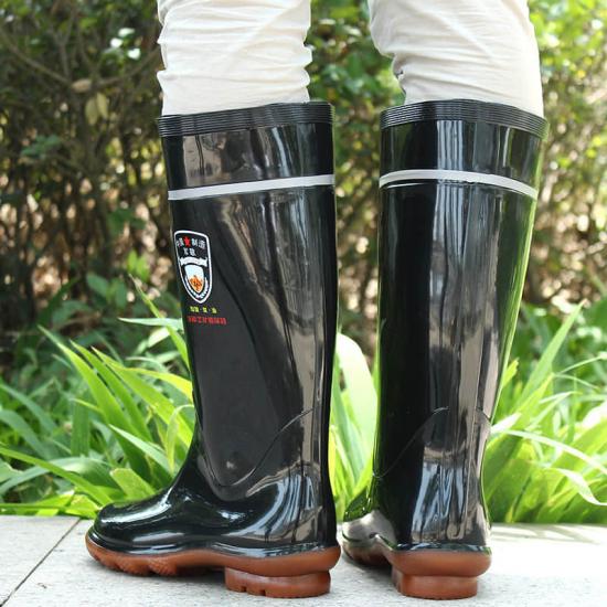 men pvc rain boots