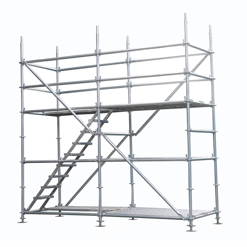 Powder Coating Of the Ringlock Scaffolding